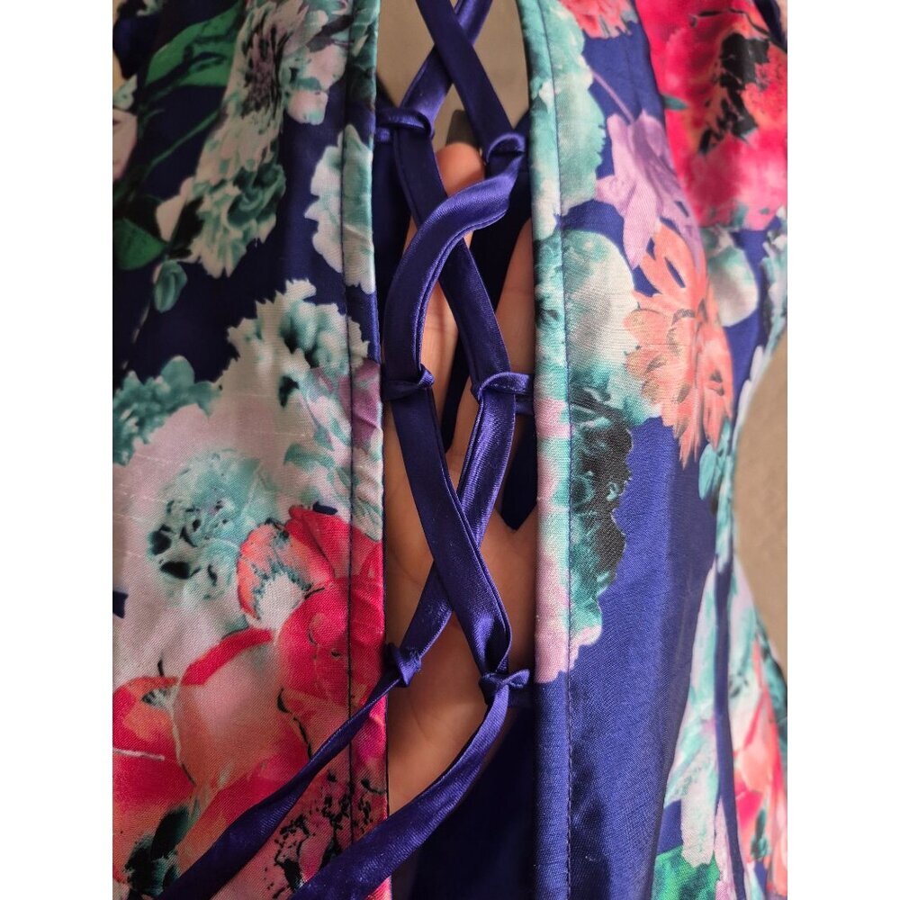 My Michelle Floral Off-Shoulder Maxi Dress size 11 - Picture 4 of 7